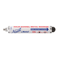 Nissen&reg; Solid Barrel Metal Marker, Liquid, White Sécurité Médic