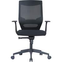 Activ Series Synchro-Tilt Office Chair, Fabric/Mesh, Black, 275 lbs. Capacity Sécurité Médic