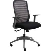 Era Series Adjustable Office Chair, Fabric/Mesh, Black, 275 lbs. Capacity Sécurité Médic