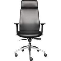 Activ Series High Back Executive Chair, Polyurethane/Vinyl, Black, 275 lbs. Capacity Sécurité Médic