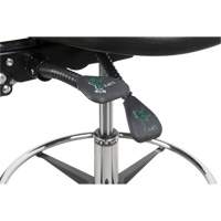Tabouret robuste et ergonomique, Stationnaire, Ajustable Hauteur, Capacit&eacute; 250 lb Sécurité Médic