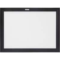 Black MDF Frame Whiteboard, Dry-Erase/Magnetic, 24" W x 18" H Sécurité Médic