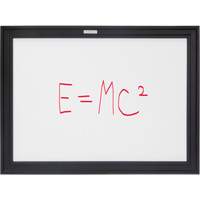 Black MDF Frame Whiteboard, Dry-Erase/Magnetic, 24" W x 18" H Sécurité Médic