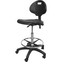 Tabouret robuste et ergonomique, Mobile, Ajustable Hauteur, Capacit&eacute; 250 lb Sécurité Médic