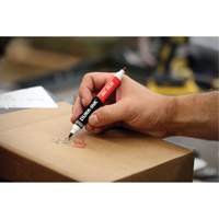 Markal&reg; Dura-Ink&reg; Dual Colour Permanent Ink Marker, Black/Red, Bullet Tip Sécurité Médic