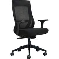 High-Back Weight-Sensing Synchro-Tilter, Mesh, Black Sécurité Médic