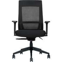 High-Back Weight-Sensing Synchro-Tilter, Mesh, Black Sécurité Médic