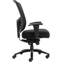 Raven 400 High-Back Heavy-Duty Synchro-Tilter, Mesh, Black, 400 lbs. Capacity Sécurité Médic
