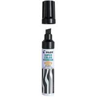 Refillable Super Colour Permanent Marker, Black, Chisel Tip Sécurité Médic