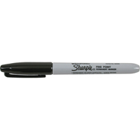 Permanent Markers - #15, Black, Fine Tip Sécurité Médic