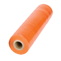 Stretch Wrap, 80 Gauge (20.3 micrometers), 18" x 1000', Orange Sécurité Médic