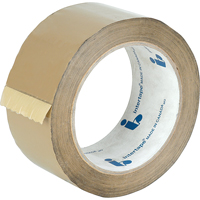 Box Sealing Tape, Hot Melt Adhesive, 1.6 mils, 48 mm (1-22/25") x 100 m (328') Sécurité Médic