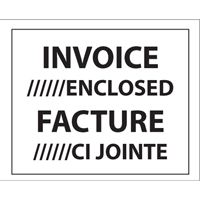 Pochettes pour bordereau d'exp&eacute;dition, 4" lo x 5" la, Style Insertion par l'arri&egrave;re Sécurité Médic