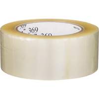 Tartan 369 Box Sealing Tape, Acrylic Adhesive, 1.6 mils, 48 mm (1-22/25") x 100 m (328') Sécurité Médic