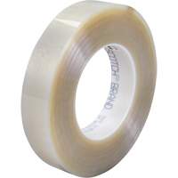 Ruban en polyester, Polyester, 25,4 mm (1") la x 66 m (216') lo, 6,3 mils &eacute;pais Sécurité Médic