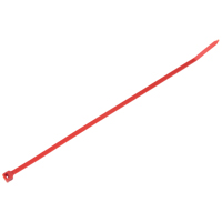 Attaches de c&acirc;ble interm&eacute;diaires, Longueur 8", R&eacute;sistance &agrave; la traction 40 lb, Rouge Sécurité Médic