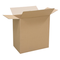Double-Wall Corrugated Box, 24" L x 15" W x 25" H, Flute BC Sécurité Médic