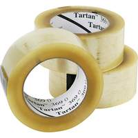 Tartan 369 Box Sealing Tape, Acrylic Adhesive, 1.6 mils, 48 mm (1-22/25") x 132 m (432') Sécurité Médic