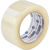 Box Sealing Tape, Acrylic Adhesive, 2 mils, 48 mm (1-22/25") x 99.97 m (328') Sécurité Médic