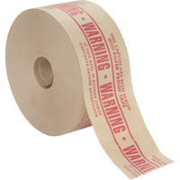 Pre-Printed Gummed Tapes, 72 mm (2-4/5") x 137 m (449.475'), Kraft Sécurité Médic
