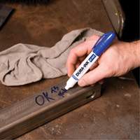 Dura-Ink&reg; Dry Erase Ink Markers, Blue, Bullet Tip Sécurité Médic