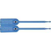 Gemini&reg; Tote Seals, 7-1/4", Plastic, Pull-Through Sécurité Médic