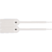 Gemini&reg; Tote Seals, 7-1/4", Plastic, Pull-Through Sécurité Médic