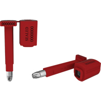 Scell&eacute;s de haute s&eacute;curit&eacute; Locktainer, 3-1/4", M&eacute;tal, Scell&eacute; &agrave; boulon Sécurité Médic