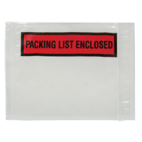 Packing List Envelope, 4-1/2" L x 5-1/2" W, Backloading Style Sécurité Médic
