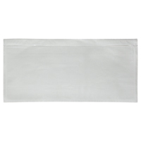 Pochette vierge pour bordereau d'exp&eacute;dition, 10" lo x 5-1/2" la, Style Insertion par l'arri&egrave;re Sécurité Médic