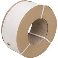 Feuillard, Polypropyl&egrave;ne, 1/2" la x 9900' lo, Blanc, Calibre Machine Sécurité Médic