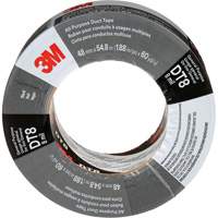 DT8 All-Purpose Duct Tape, 8 mils, Black, 48 mm (2") x 55 m (180') Sécurité Médic