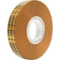 Reverse Wound Acrylic Transfer Tape, 24 mm (1/2") W x 33 m (108') L, 2 mils Sécurité Médic