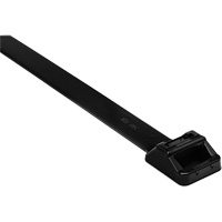 Collier de serrage gros calibre, Longueur 20", R&eacute;sistance &agrave; la traction 250 lb, Noir Sécurité Médic