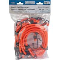 Bungee Cord Tie Downs, 24" Sécurité Médic