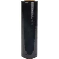 Stretch Wrap, 75 Gauge (19 micrometers), 14" x 1500', Opaque Black Sécurité Médic