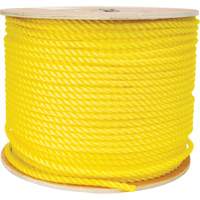 Corde jaune tress&eacute;e 3/8", Polypropyl&egrave;ne, 630' Sécurité Médic