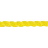 Corde jaune tress&eacute;e 3/8", Polypropyl&egrave;ne, 630' Sécurité Médic