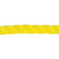 Corde jaune tress&eacute;e 1/2", Polypropyl&egrave;ne, 335' Sécurité Médic