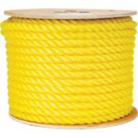 Corde jaune tress&eacute;e 5/8", Polypropyl&egrave;ne, 200' Sécurité Médic
