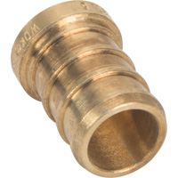 Capuchon de tuyau sans plomb, Tuyau, 1/2" dia., Laiton Sécurité Médic