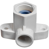 Raccord coude applique Flowguard Gold, Noeud x noeud, PVC-C, 1/2" Sécurité Médic