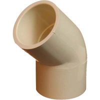 Raccord coude 45° Flowguard Gold, Standard, PVC-C, 1/2" Sécurité Médic