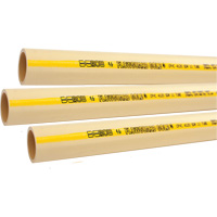 Flowguard Gold&reg; Hot & Cold Water Pipe, CPVC, 20' L x 0.5" Dia. Sécurité Médic