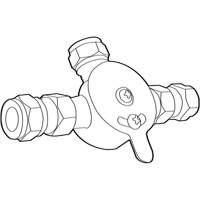 Commercial Mixing Valve with Check Valves Sécurité Médic