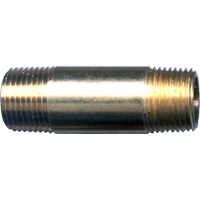 Raccord long, Laiton, 1/4", NPT x NPT Sécurité Médic