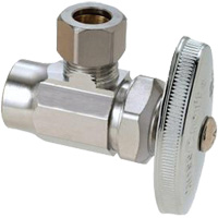 Robinet d&eacute;querre &agrave; compression nominale 1/2" BrassCraft Sécurité Médic
