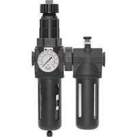 Filter/Regulator & Lubricator Modulair 400 with Gauge & Standard Bowl, 1/2" NPTF Sécurité Médic