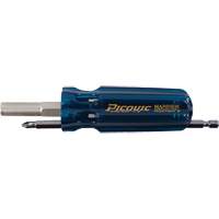 The Mariner Multibit Screwdriver, 6" L, Plastic Handle Sécurité Médic