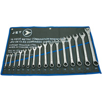 CWS-16M Raised Panel Wrench Set, Combination, 16 Pieces, Metric Sécurité Médic